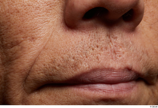 HD Face Skin Takemoto Junzo face lips mouth skin pores…